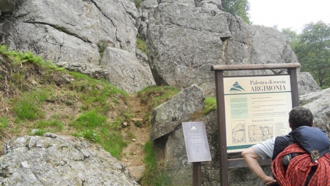 PALESTRA DI ROCCIA "ARGIMONIA" - RIFUGIO MONTE MARCA